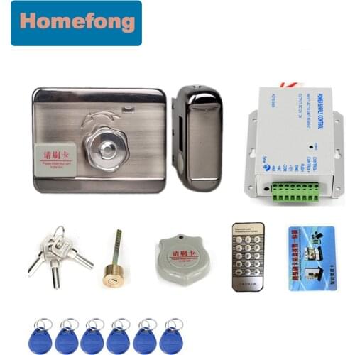 Homefong Electronic DIY Kit Electric Door Lock Key RFID Card Unlock for Door Access Control System