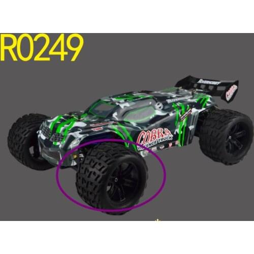 120x65mm Truck Wheels and Tires 2pcs 10723 For HSP VRX FS LOSI RACING 1/8 SCALE RH817 RH815