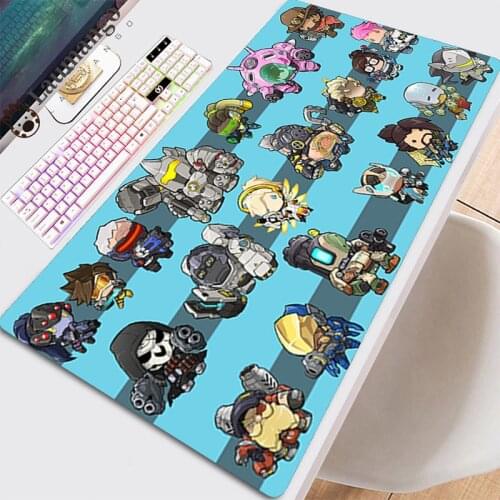 Pad Mouse Gamer Mats Full Pc Anime Gamers Accessories Desk Speed Barato Carpet Computer Table Pads Gaming Keyboard Mat Overwatch