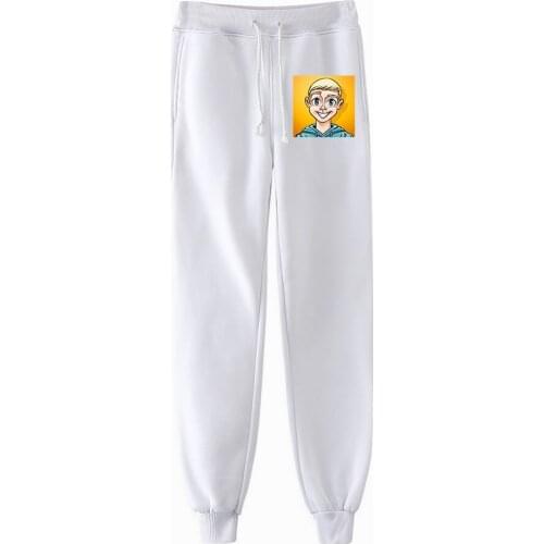 Michou Men/Women Neutral StyleThreaded bunched trousers at All seasons HIP-HOP casual style XXS-5XL pure cotton