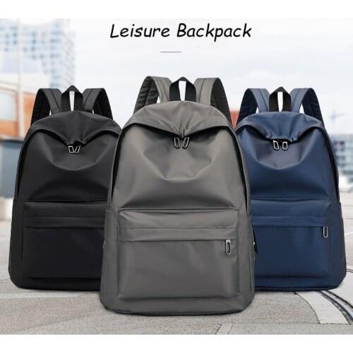 Simple Trendy Waterproof Fabric Mens Oxford Computer Backpack Backpack Outdoor Travel Big Bag Backpacks for Men