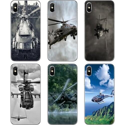 Apache-Helicopters-sunset-fighter For Samsung Galaxy A12 A31 A41 A51 A71 A20e A21s M30 A10 A30 A40 A50 A60 A70 Soft Shell Case