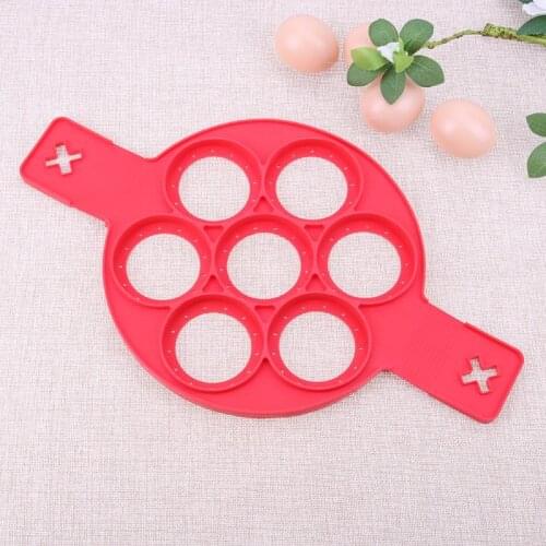 Several Kinds Of Silicone Four Hole Egg Fryer Love Pancake Mold Silicone Rice Ball Grinding Tool Star Plum Egg Fryer