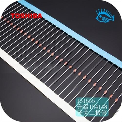 10pcs/100pcs Brand new original Japan Toshiba 1S1555 imported high speed switching diode Upgrade 1N4148 row