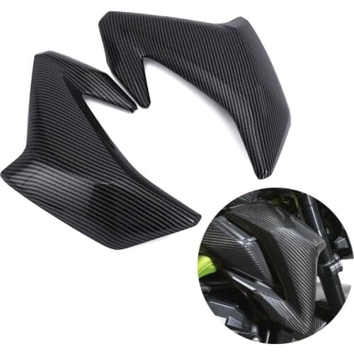 For Kawasaki Z900 Gas Tank Side Trim Insert Cover Panel Fairing Carbon Fiber ABS 2017 2018 2019 Motocycle Accessories