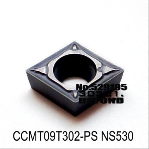 Original Tungaloy CCMT 09T304 CCMT09T302 CCMT09T304 CCMT09T308 PS NS530 Turning Tool Tungsten Carbide inserts Lathe Cutter Tools