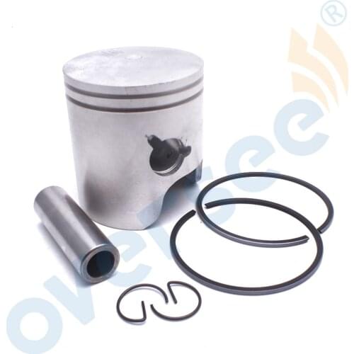 6H4-11631-09 3Cyl Piston Kit Std With Rings Replace for Yamaha Outboard Engine 40HP 50HP 6H4-11631