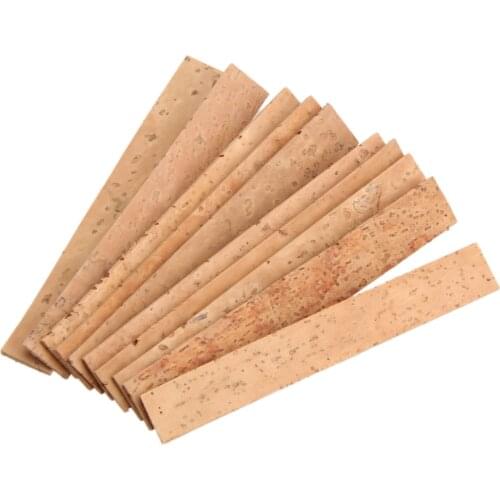 10Pcs/Lot Clarinet Cork 81 x 11 x 2 mm Bb Joint Corks Sheets for Saxophones Musical Instruments Accessories