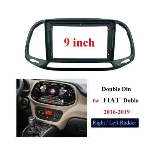 Car Radio fascia Frame Kit for Fiat Doblo 2016 2017 2018 2019 2020