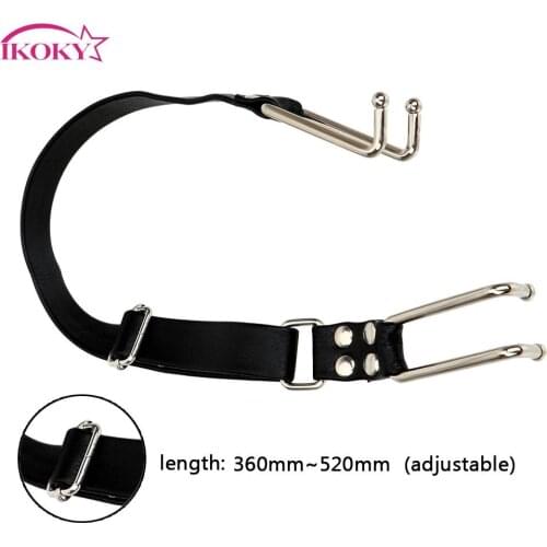 IKOKY Stainless Steel Mouth Gag Oral Open Hook Sex Products Adult Games Sex Toys for Women