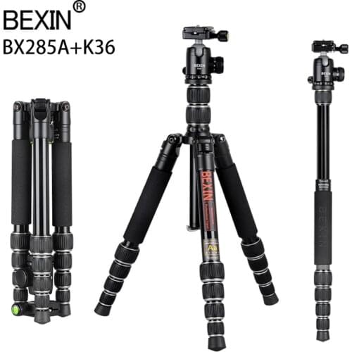 Camera Outdoor Shooting Tripod Monopod Profession Camera Tripod Stand Double Center Column Adjustment Mount Camera Tripod