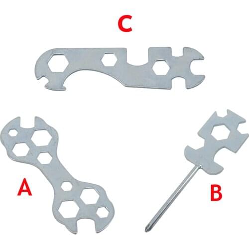 Bicycle Wrench Portable Spanner Mini Bike Repair Tools Cycling Hand Hexagon Multitool Pedal Wrench Outdoor Bike Accessories