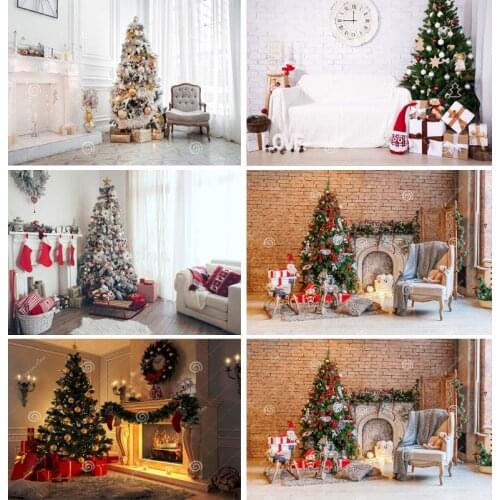 Vinyl Custom Christmas Day Photography Backdrops Prop Christmas Festival Theme Photo Studio Background 202097SD-01