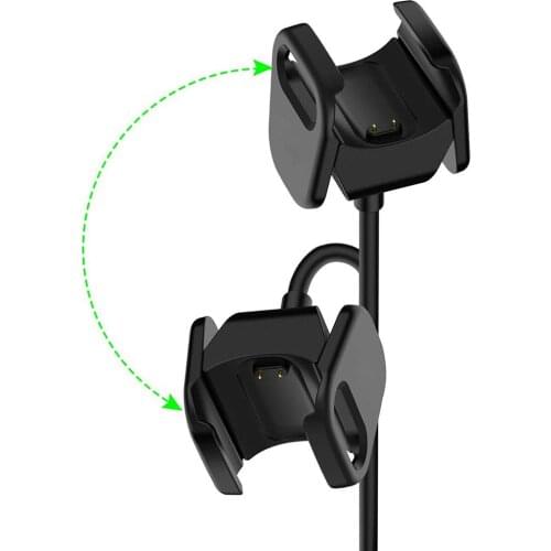 Bracelet Charger Adapter Portable Durable Replacement USB Charging Cable Clip Cord Charging Dock For Fitbit Charge 4