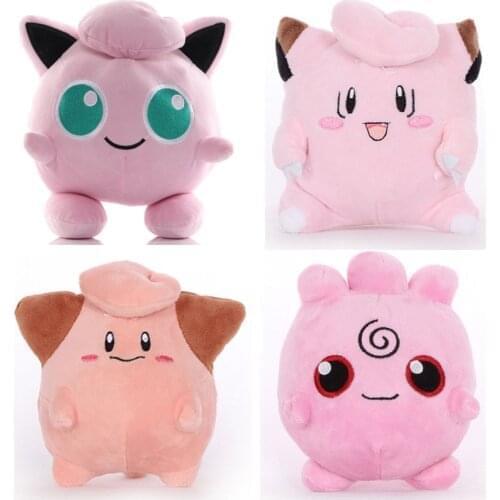 1pcs 15cm Clefairy Cleffa Jigglypuff Igglybuff Plush Toy Cute Pink Cartoon Doll Christmas Birthday Gifts for Children Kids