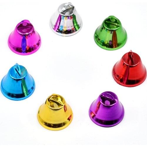 10/20/50Pcs 20mm Small Jingle Bells Gold Silver For Wedding Party Home Xmas Decoration DIY Bells Crafts Christmas Tree Ornaments