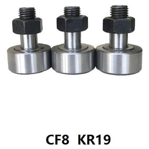 10pcs/50pcs KR19 CF8 Wheel And Pin Bearing Needle Roller Bearing Track Rollers Stud type track for CNC router