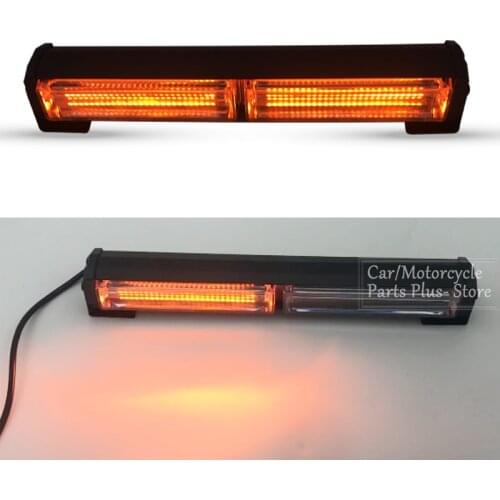 12-24V Car LED Net Light COB Strobe Police Lights One Tow Two Red Blue Yellow White Long Rod Light Car Warning Fog Lights