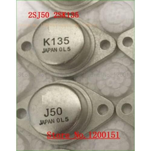 2pcs/lot 2SJ50 2SK135 J50 K135 A pair TO-3