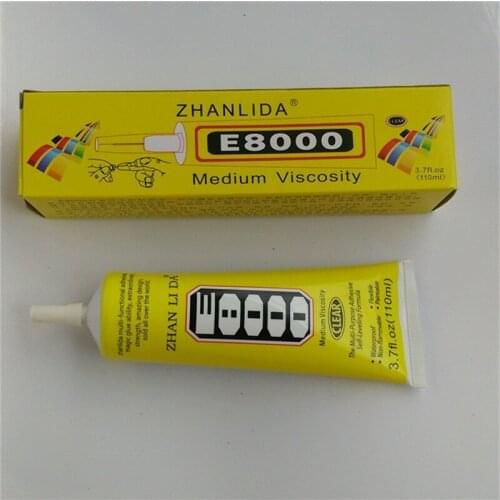 6pcs/lot 110ml E8000 needle type mobile phone screen glue DIY craft jewelry drill beauty drill epoxy resin adhesive Wholesale