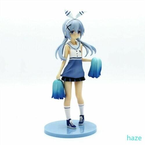 Anime Is the order a rabbit? Kafuu Chino Cheerleaders Ver. Model Figure Toy No Box