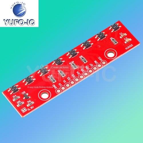 Free Ship 3pcs Eight-Way Tracking Module Tracking Module Tracking Module Sensor 8-Way Tracking Module Tracing Module