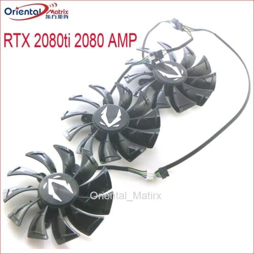 Free Shipping GA92S2U 1FY09215E12S 12V 0.46A 88mm 4Pin For ZOTAC RTX 2080ti 2080 AMP Graphics Card Cooling Fan