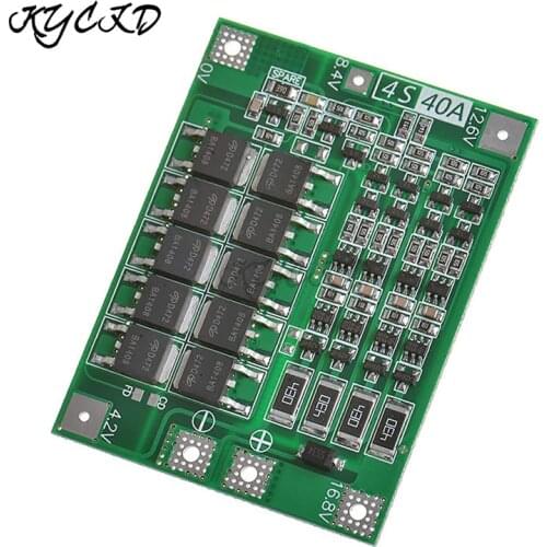 BMS 3S 4S 40A 60A 11.1V 12.6V/14.8V 16.8V Li-ion Lithium 18650 Battery Charger Protection Board Balancer PCB PCM For Drill Motor
