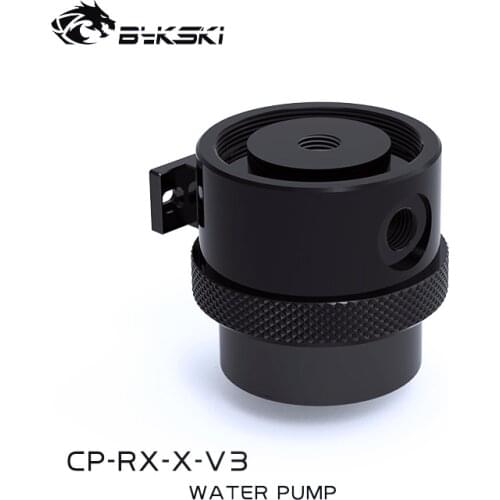 Bykski Round Black DDC Water Pump DC12V Maximum Flow Lift 6 Meters 700L/H Water Cooling Radiator PWM Speed Control CP-RX-X-V3