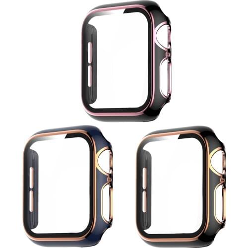 For IWatch Case Series 6/SE 44/40mm Hard Bumper Case Full Coverage Hard PC Cover High Quality Cover Anti-fall