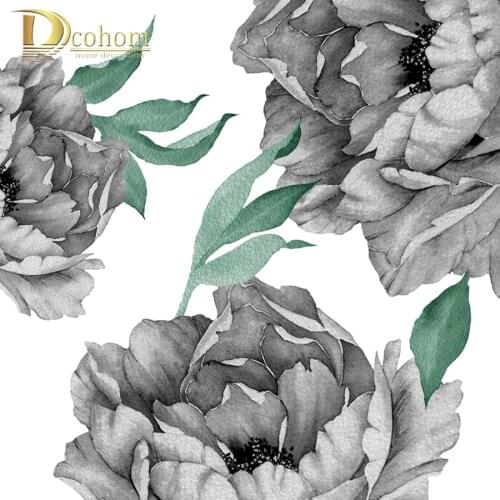 Наклейки цветы на стену Dcohom China At AliExpress