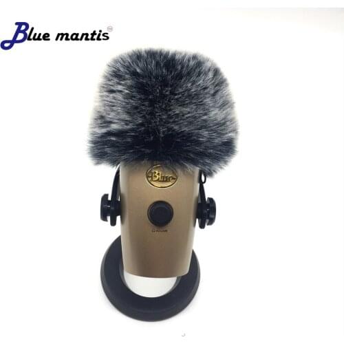 Deat cat Outdoor artifical fur windscreen microphone for Blue yeti Nano Microphone furry Cover For Blue Yeti Nano