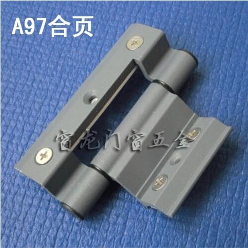 A97 aluminum alloy door and window hinge broken bridge open window hinge flat open European standard slot hinge door and window