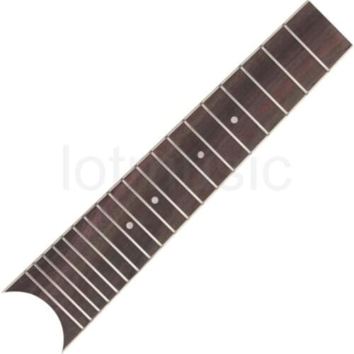 Ukulele Rosewood Fingerboard Fretboard for 6 String 28 Inch Ukelele Uke Parts Replacement