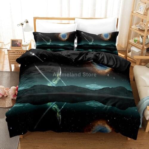 Planet Scenery Sky 3d Bedding Set Bed Linen Quilt Duvet Cover Sets Home Textile Decor Twin Single Queen King Size Gift Luxury