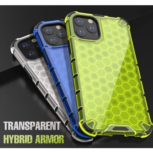Shockproof Armor Phone Case for iPhone 12 Pro 11 12Pro Max Mini Honeycomb Airbag Cover for iPhone X XR XS Max 7 8 9 Plus SE 2020