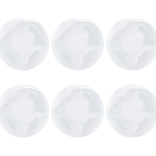 Puch-free Silicone Door Stopper Door Handle Bumper Effective Shock Absorption for Behind the Door, Table Corner, Toilet