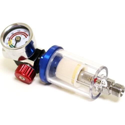 Spray Gun Air Regulator Gauge & In-line Water Trap Filter Tool spray gun regulator and Mini spray gun Air Filter