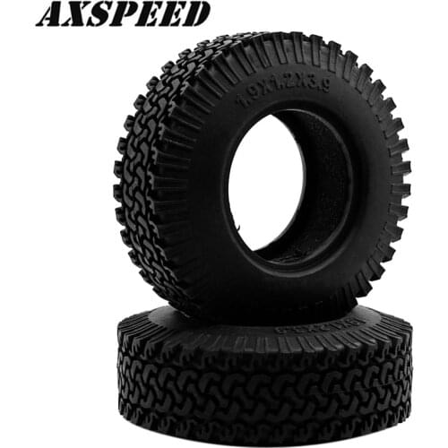 AXSPEED 1.9" 98mm Rubber Tyres Wheel Tires for 1/10 Axial SCX10 F350 Tamiya RC Rock Crawler Car Upgrade Parts