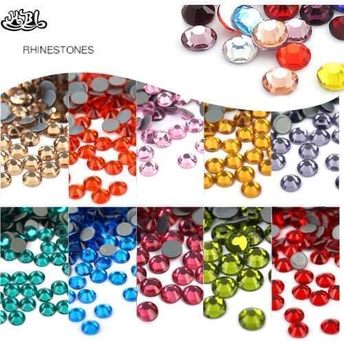 Hot Fix Rhinestones SS20(4.6-4.8mm) Muilti Color Top Quality Round Shape Shiny Strass Stone Glass Rhinestone for bags