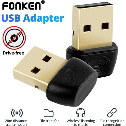 USB Bluetooth 5.0 Dongle Adapter for PC Computer Laptop Wireless Mouse Keyboard Bluetooth Music Audio Receiver Transmitter