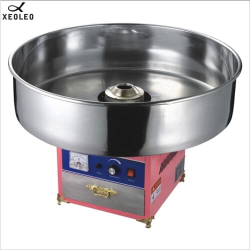 XEOLEO Commercial Cotton Candy Floss Machine Electric cotton candy maker Various Floss Spun Sugar Machine 950W/stainless steel