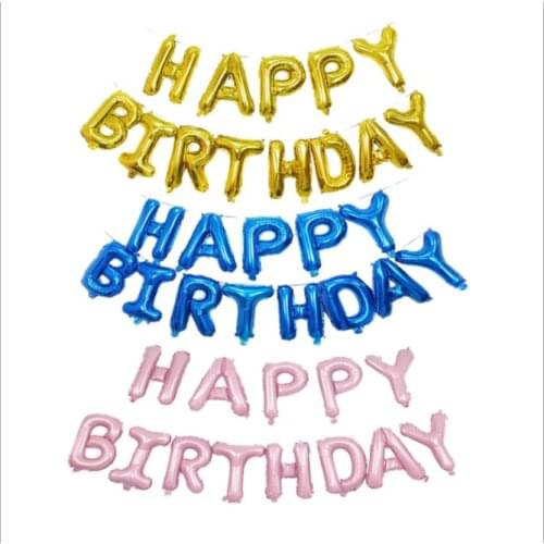 16 inch letter Balloon Inflatable Air Ball Figure Digit Foil Birthday Party Wedding Decoration Aluminum Balloons