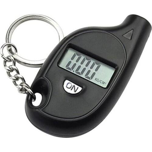3-150 PSI BAR Mini LCD Digital Tire Tyre Keychain Air Pressure Gauge For Car Auto Motorcycle