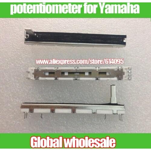 5pcs Straight Slide Potentiometer Fader for yamahaMG12/4 16/4 / Dual Potentiometer MG166CX-USB A20K 20KA
