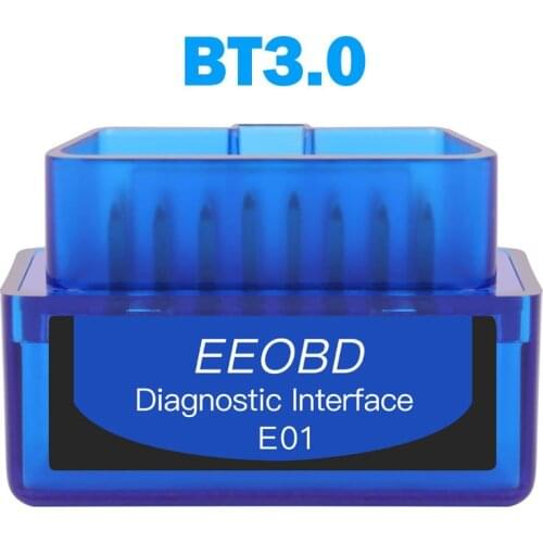 EEOBD Bluetooth 3.0 OBD2 V1.5 Elm 327 V 1.5 OBD 2 Car Diagnostic-Tool Scanner Elm-327 OBDII Adapter Auto Diagnostic Tool