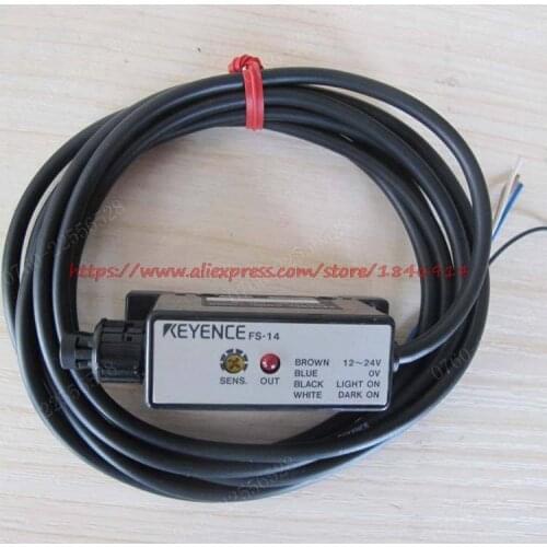 Free shipping Original NEW Japanese KEYENCE Kean optical fiber amplifier FS-14