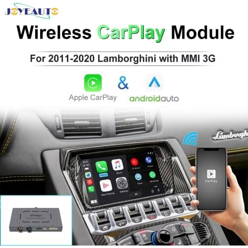 Joyeauto Wireless Apple Carplay For Lamborghini MMI 3G 2011-2020 Android Auto IOS Car Play Navigation GPS Radio Box Accessories