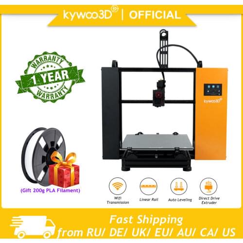 Kywoo3D Tycoon Series Large 3D Printer 32bit Silent Ultra-Fast Direct Drive Wifi Transmission Auto Leveling Professional Printer