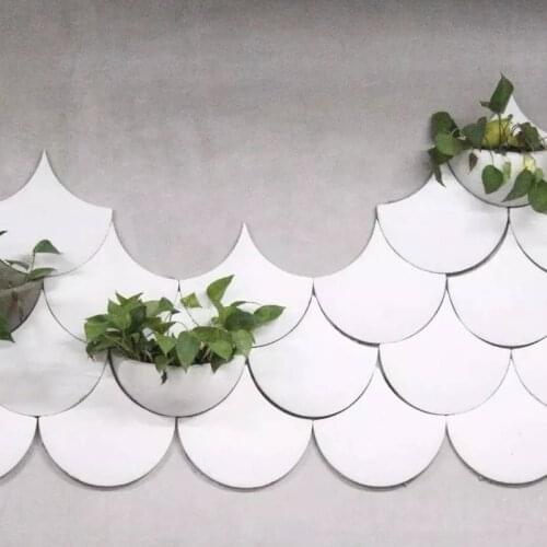 Cement wall brick silicone mold wall hanging pot decoration composite concrete plaster mold